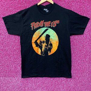 Gildan Friday The 13th Jason Voorhees Retro Game Graphic Design T-shirt Large